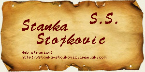 Stanka Stojković vizit kartica